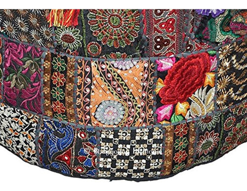 Indian Patchwork Pouf Cover Indian Living Room Puf Otomana D