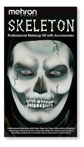 Mehron - Kit De Maquillaje Premium De Personaje (esqueleto)