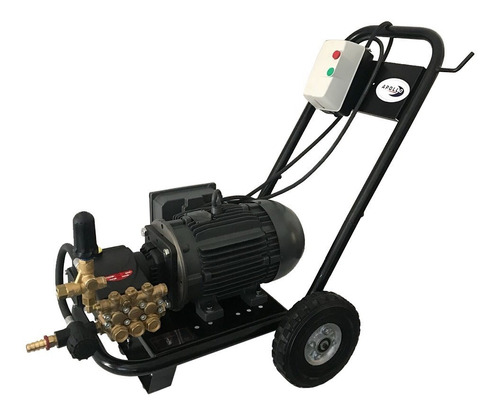 Imagen 1 de 10 de Hidrolavadora Industrial Bifasica 220v 5hp 2600psi Uso Rudo