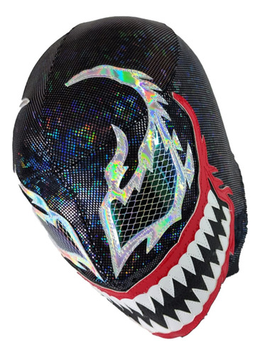 Mascara Luchador Semiprofesional Venom Lucha Libre Holograma