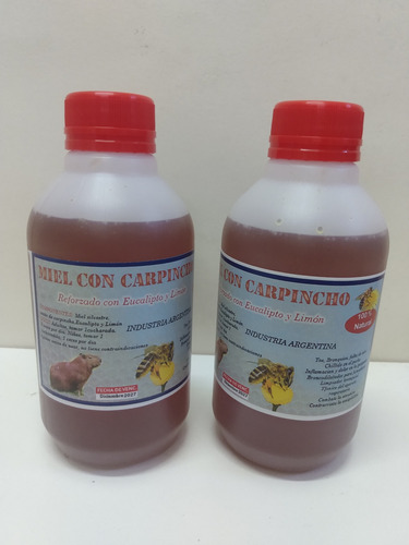Miel Natural Con Aceite De Carpincho 350g