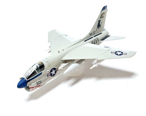 Miniatura Diecast 1/100, Vought A7e Corsair Ll, Us Navy 1980