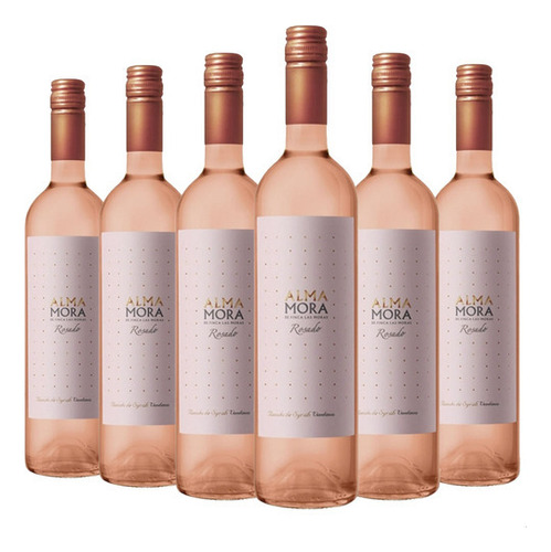 Vino Alma Mora Syrah Rose Finca Las Moras Rosado - Pack X6