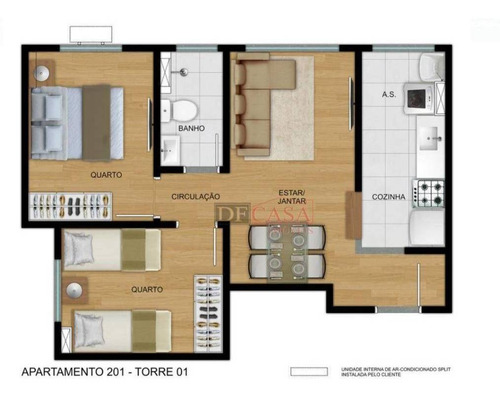 Imagem 9 de 10 de Apartamento Saint Gregory- Apartamentos Em Itaquera Minha Casa Minha Vida - Ap6151