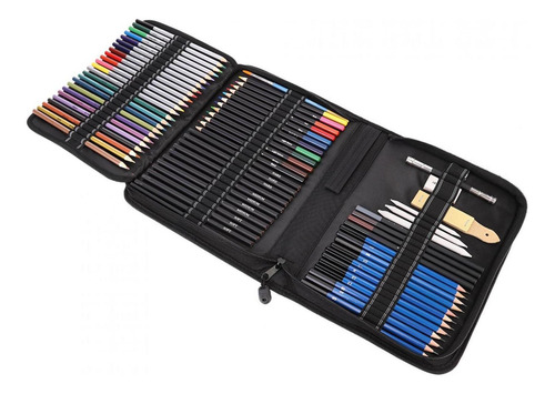 72 Piezas De Dibujo Dibujo De Color Lápiz De Color Carbón