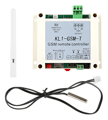 Controlador Remoto De Monitoreo Gsm Con Sensor De Termostato