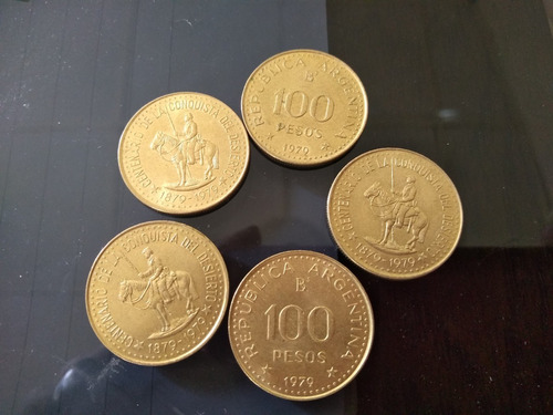 Monedas De 100 Pesos Centanario Conquista Al Desierto