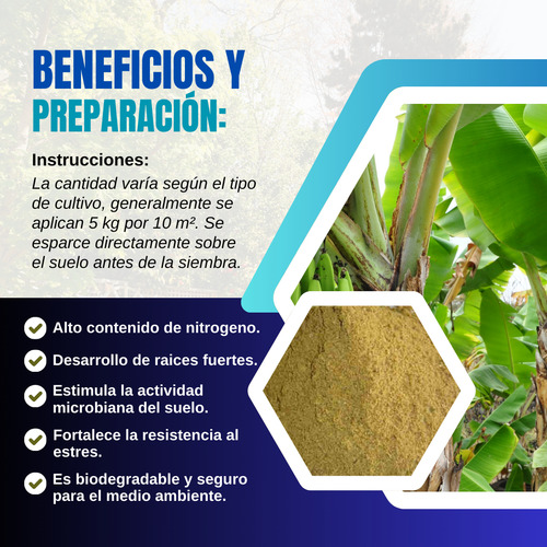 3kg Harina De Pescado Fertilizante