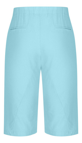 Pantalón Liso Con Cordón Elástico Y Bolsillo En La Cintura P