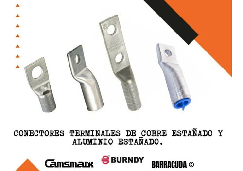 Conector Terminal 500 Mcm Doble Hueco 1/2 - Barracuda-