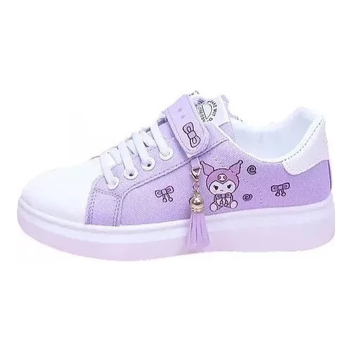 Zapatos Casuales De Lona Sanrio Kuromi Para Niñas 2023