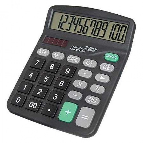 Calculadora De Mesa Display 12 Digitos Importada Kk-837b