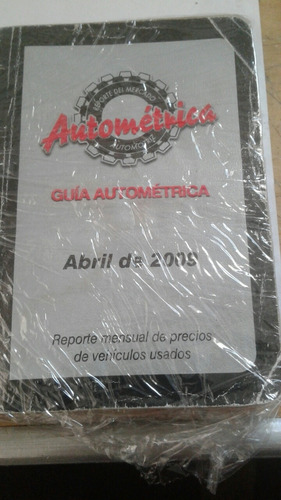 Libro Guia Autometrica De Abril De 2009 Original Usado 