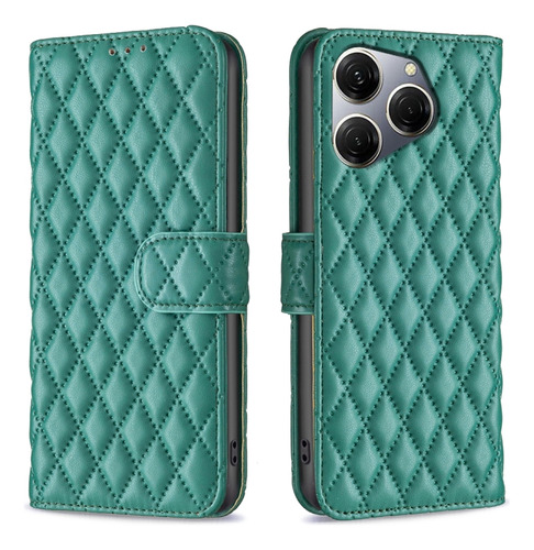 Diamond Lattice Leather Case