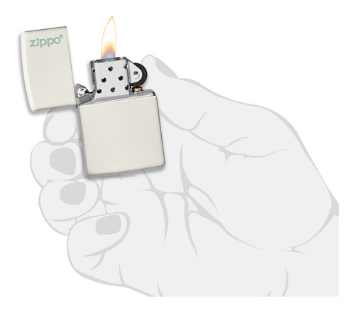 Imagen 6 de 10 de Encendedor Zippo Lighter Glow In The Dark Logo