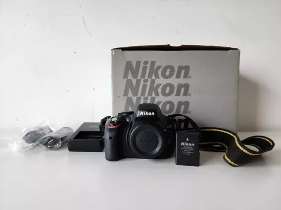 Cámara Nikon D5100 Solo Body + Cargador, Cables Y Caja