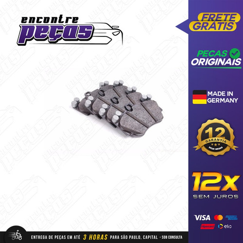 Pastilha Dianteira Touareg 4.2 V8 Fsi 2006-2010 Original