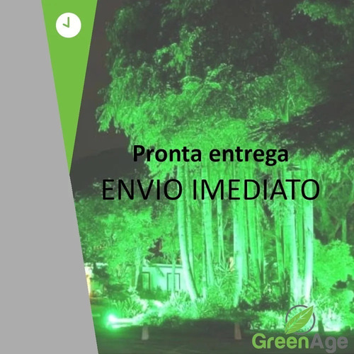 Refletor Led Verde Smd 30w Prova D´água Bivolt