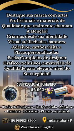 Designer Gráfico - Seu Projeto Se Tornando Realidade