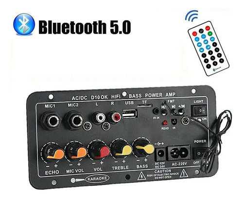 Placa Amplificadora Digital Bluetooth De 220v Y 12v, Subwo