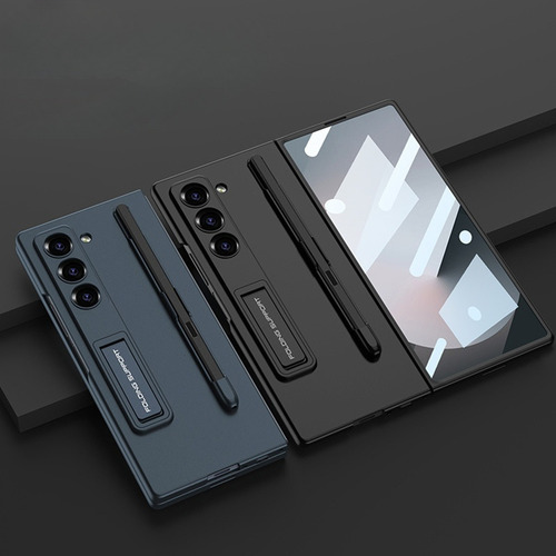 Z Fold6 Funda De Teléfono Con Soporte De Carcasa Dura