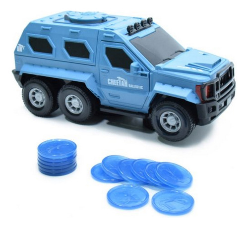 Carro Militar Lanza Tazos Juguete Interactivo Niño + Bateria