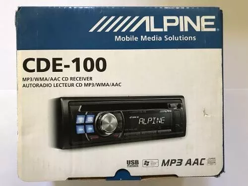 Radio para carro Alpine CDE-100 con USB