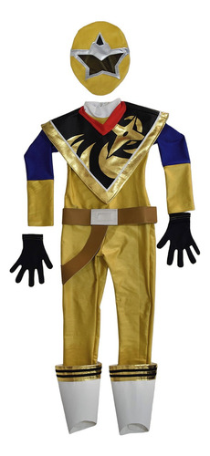 Power Rangers Dourado - Fantasia Infantil