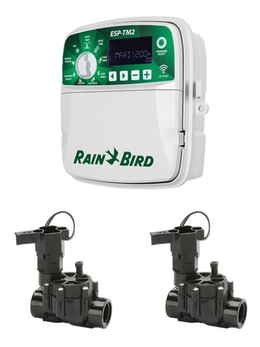 Controlador Rain Bird Esp-tm2 4 Estaciones + 2 Válvulas