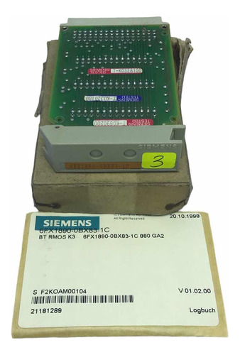 Siemens Sinumerik 6fx1890-0bx83-1c Mod Memo 6fx1128-4ba10 3