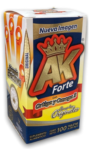 Ak Forte 1 Bote 100tabs Omega 3