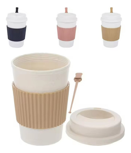 Tazas De Café De 470 Ml Con Tapas Taza De Café Reutilizable