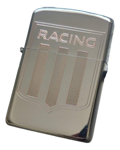 Encendedor Metal Recargable Bencina Futbol Racing