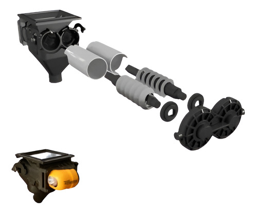 Dosador De Adubo Duplo Sem Fim Toplanting