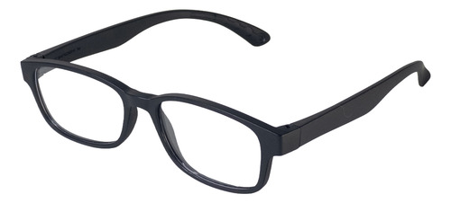 Lentes Filtro Azul Con Aumento + Marco Económicos Graduación 1 | Negro Mate