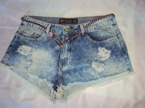 short jeans tamanho 42