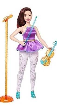 Boneca Barbie Violinista Curvy Rockers Articulada Original