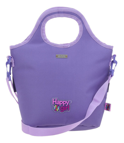 Lonchera Escolar Happy Girl Cowli Hg70253-u Color Violeta