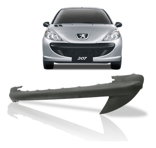 Moldura Parachoque Dianteiro Peugeot 207 08 A 12 S/ Tampa