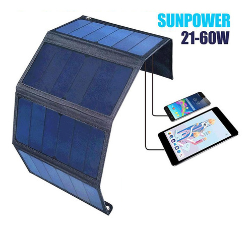 Imagen 9 de 12 de Batería De Carga Solar Plegable De Bricolaje De Celda 21w