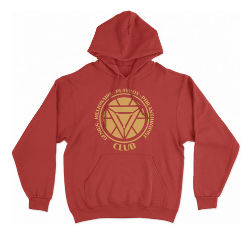 Buzo Hoodie Capucha De Club Playboy Multimillonario Iron Man