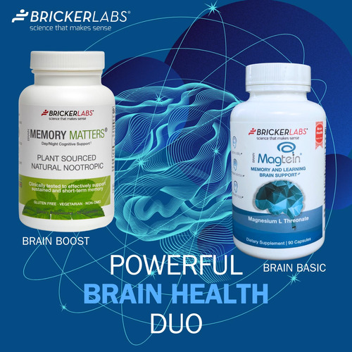 Suplemento Bricker Labs Magtein Magnésio L Treonato 90 Ct
