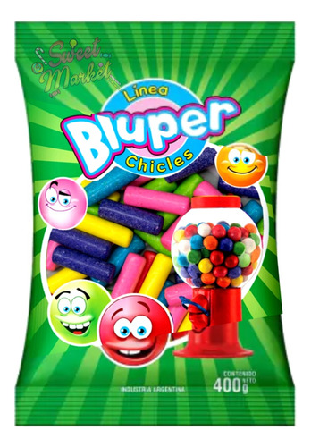 Chicle Tiza Bluper Multicolor