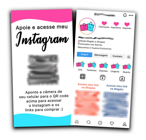 Cartão Visita Feed Instagram Diversos Modelos Personalizados