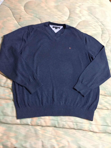 Tommy Hilfiger Sweater Para Caballero Talla Xl Color Azul