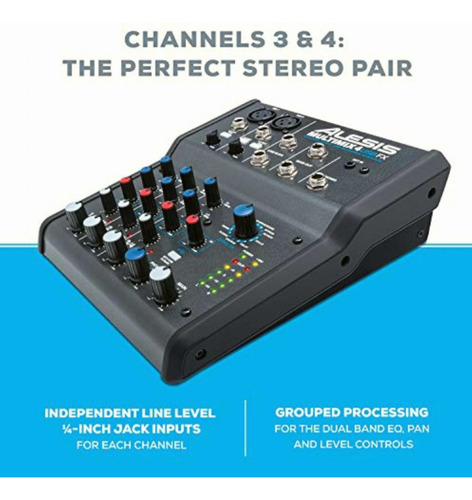 Multimix Alesis 4 Canales Usb Fx (Usado)