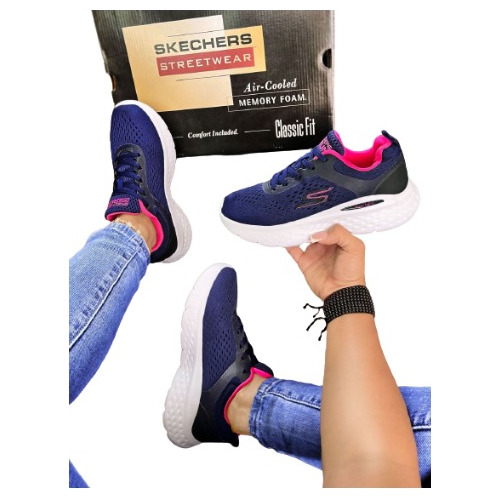 Tenis Skechers Arch F1t Mujer