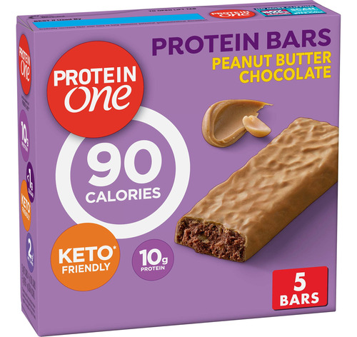 Protein One Barra De Protena De 90 Caloras, Chocolate De Man