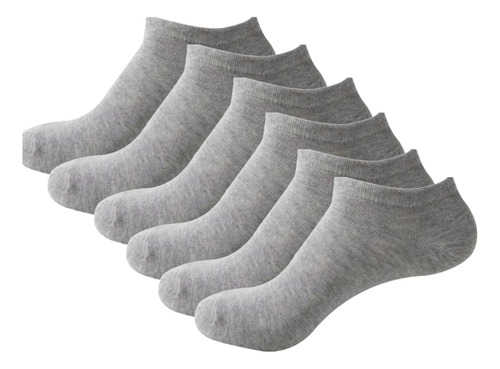 Tin 24pz Hombre Paquete Calcetín Corto Tines Blanco Gris