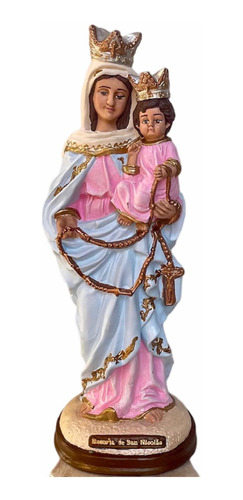 Virgen Del Rosario De San Nicolás 30 Cm 